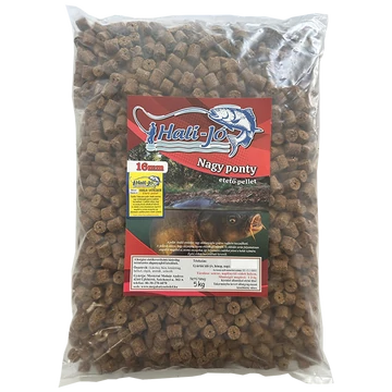 HALI-JÓ ETETŐ PELLET Vanilia-Vattacukor 16mm  -5kg