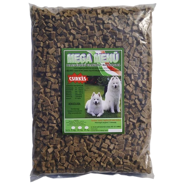 MEGA MENÜ teljes értékű granulált kutyaeledel Csirkés 10kg